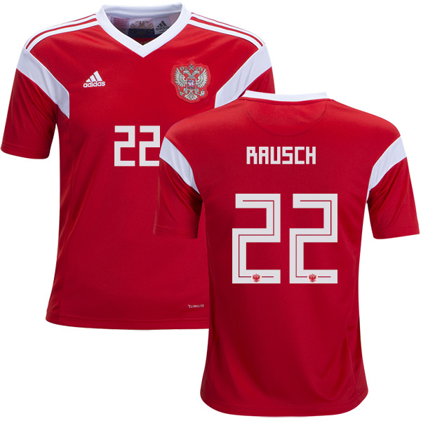 Russia #22 Rausch Home Kid Soccer Country Jersey - Click Image to Close